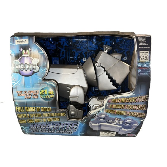 1999 Mega-Byte The Hound DroidRemote Control R/C Robot Dog *NIB*